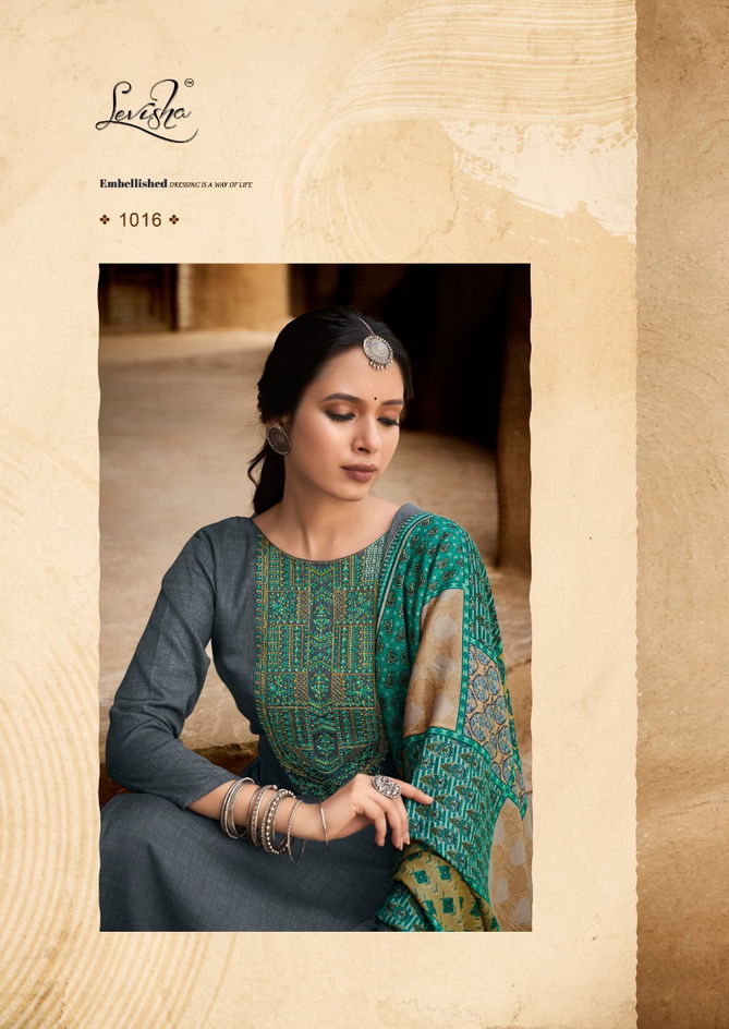 Naziya By Levisha Heavy Pashmina Dress Material Catalog